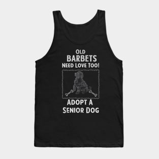 Senior Dog Adoption T-Shirt for Barbet Dog Lovers Tank Top